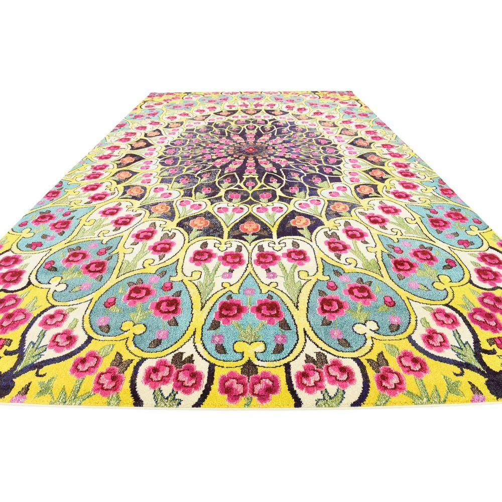 Outlet 🤩 Vita O' Keefe Multi 8' 0 x 10' 0 Area Rug by Unique Loom 😀 5 Outlet 🤩 Vita O' Keefe Multi 8' 0 x 10' 0 Area Rug by Unique Loom 😀 - Image 3