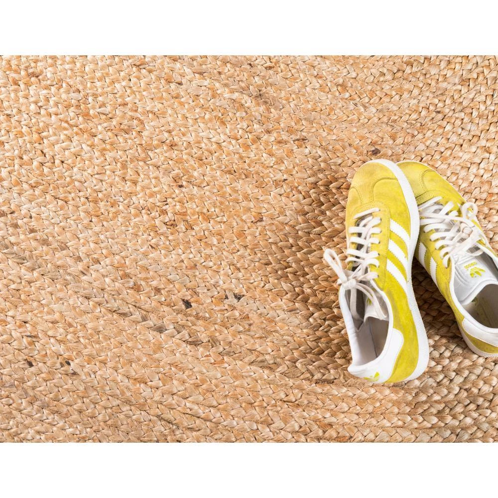 New ๐ Braided Jute Dhaka Natural 8' 0 x 8' 0 Round Rug by Unique Loom ๐ฏ 12 New ๐ Braided Jute Dhaka Natural 8' 0 x 8' 0 Round Rug by Unique Loom ๐ฏ - Image 10