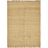 Deals 😀 Chunky Jute Natural 9 ft. x 12 ft. Area Rug by Unique Loom 🔥 -Unique Loom Shop natural unique loom area rugs 3138968 64 1000