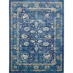 Deals 😉 Oslo Osterbro Navy Blue 10' 0 x 13' 0 Area Rug by Unique Loom 😀