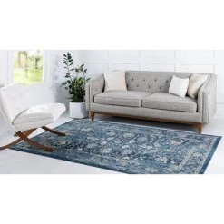 Deals 😉 Oslo Osterbro Navy Blue 10' 0 x 13' 0 Area Rug by Unique Loom 😀 -Unique Loom Shop navy blue unique loom area rugs 3128854 c3 1000