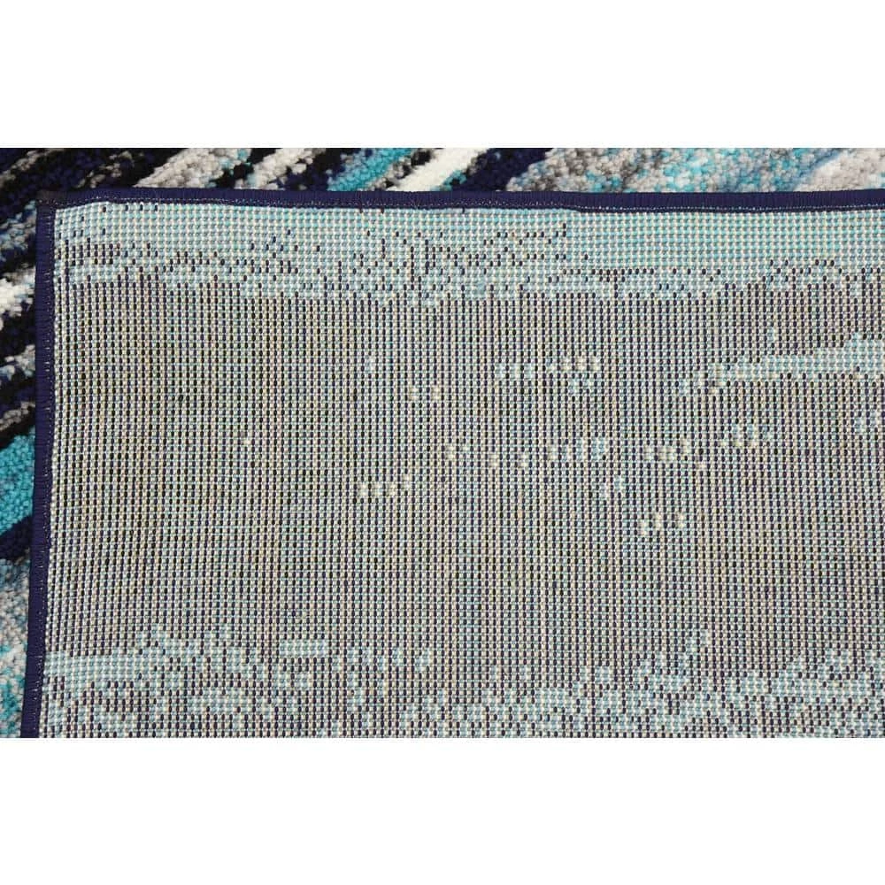 Hot Sale โจ Metro Lakeview Navy Blue 8' 0 x 10' 0 Area Rug by Unique Loom ๐ 6 Hot Sale โจ Metro Lakeview Navy Blue 8' 0 x 10' 0 Area Rug by Unique Loom ๐ - Image 4