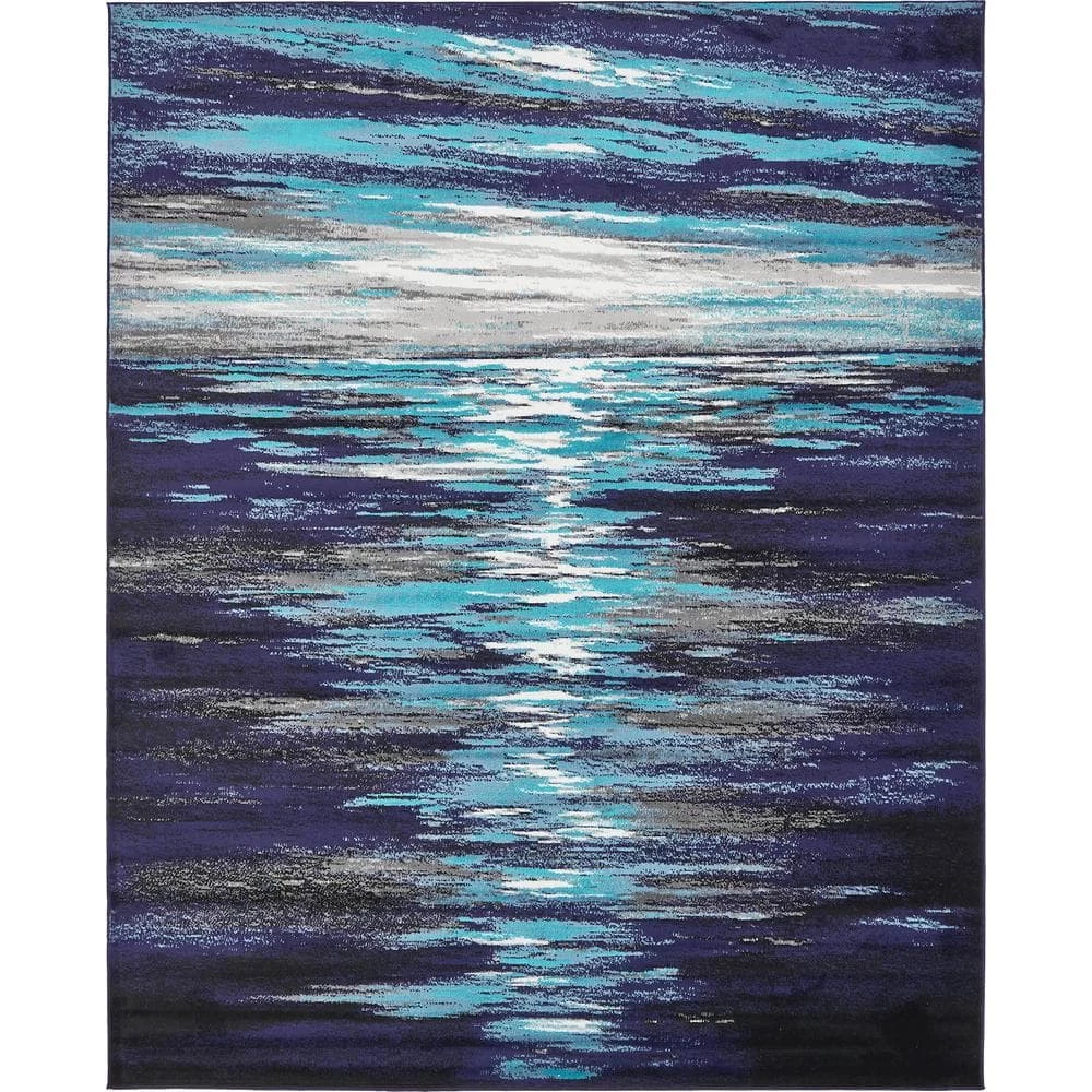 Hot Sale โจ Metro Lakeview Navy Blue 8' 0 x 10' 0 Area Rug by Unique Loom ๐ 3 Hot Sale โจ Metro Lakeview Navy Blue 8' 0 x 10' 0 Area Rug by Unique Loom ๐
