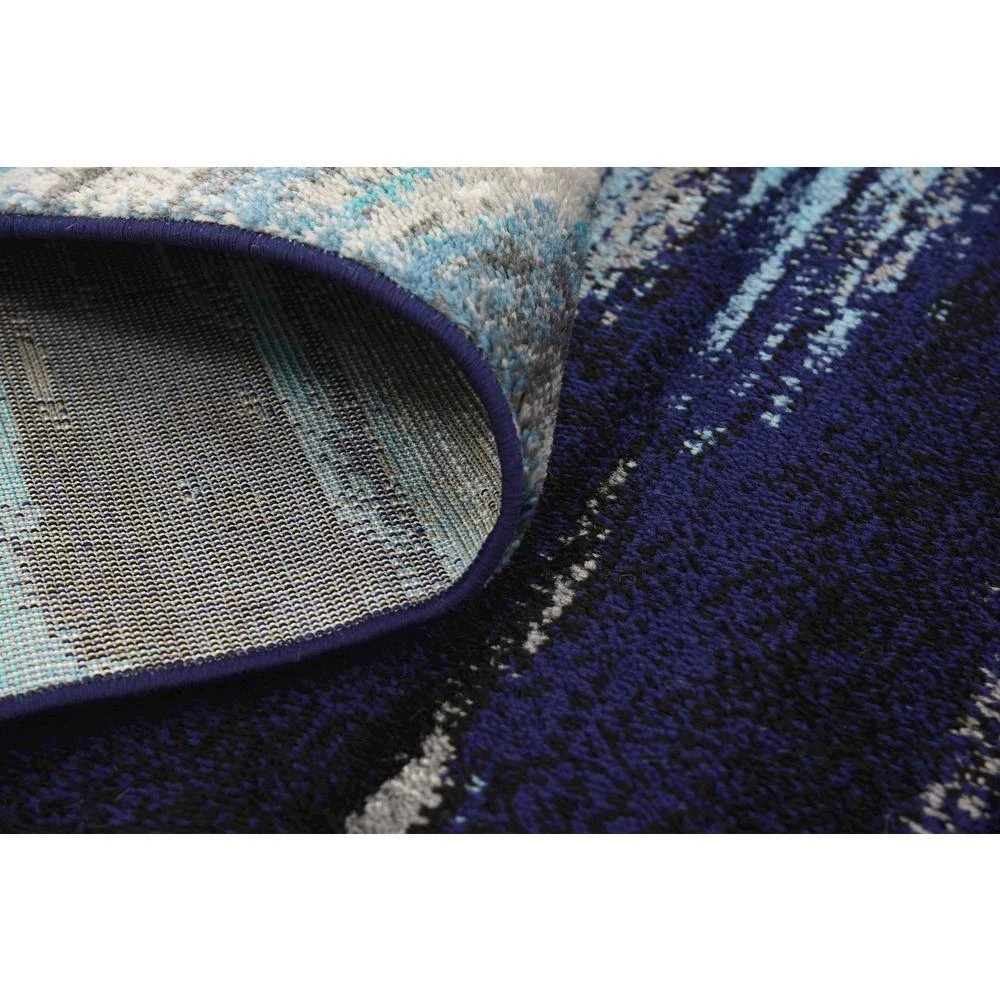 Hot Sale โจ Metro Lakeview Navy Blue 8' 0 x 10' 0 Area Rug by Unique Loom ๐ 7 Hot Sale โจ Metro Lakeview Navy Blue 8' 0 x 10' 0 Area Rug by Unique Loom ๐ - Image 5