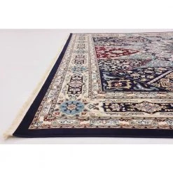 Discount 🧨 Narenj Adams Navy Blue 10' 0 x 13' 0 Area Rug by Unique Loom 😉 -Unique Loom Shop navy blue unique loom area rugs 3135772 1f 1000
