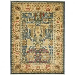 Budget 🎉 Sahand Marwan Navy Blue 10' 0 x 13' 0 Area Rug by Unique Loom ⌛