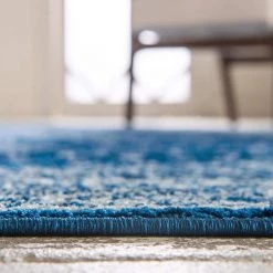 Deals ❤️ Navy Blue 9 ft. x 12 ft. Bromley Area Rug by Unique Loom ❤️ -Unique Loom Shop navy blue unique loom area rugs 3144172 c3 1000