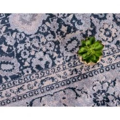 Discount 😉 Leila Birch Navy Blue 10 ft. x 13 ft. Area Rug by Unique Loom 🤩 -Unique Loom Shop navy blue unique loom area rugs 3144563 44 1000