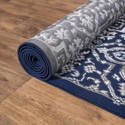 Budget 🌟 Jefferson Collection Athens Navy 8 ft. x 10 ft. Area Rug by Concord Global Trading 💯 -Unique Loom Shop navy concord global trading area rugs 69157 66 1000