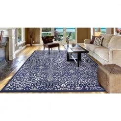 Budget 🌟 Jefferson Collection Athens Navy 8 ft. x 10 ft. Area Rug by Concord Global Trading 💯 -Unique Loom Shop navy concord global trading area rugs 69157 c3 1000