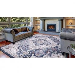 Outlet 🌟 Vintage Collection Montreal Navy 7 ft. x 9 ft. Medallion Area Rug by Concord Global Trading 😉 19 Outlet 🌟 Vintage Collection Montreal Navy 7 ft. x 9 ft. Medallion Area Rug by Concord Global Trading 😉 -Unique Loom Shop navy concord global trading area rugs 72546 1f 1000