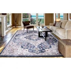 Outlet 🌟 Vintage Collection Montreal Navy 7 ft. x 9 ft. Medallion Area Rug by Concord Global Trading 😉 17 Outlet 🌟 Vintage Collection Montreal Navy 7 ft. x 9 ft. Medallion Area Rug by Concord Global Trading 😉 -Unique Loom Shop navy concord global trading area rugs 72546 c3 1000