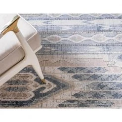 Deals ✔️ Portland Orford Navy/Tan 10 ft. x 13 ft. Area Rug by Unique Loom 🎉 -Unique Loom Shop navy tan unique loom area rugs 3147110 44 1000