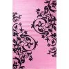 Hot Sale 🔔 Alisa Tatoo Pink 3 ft. x 4 ft. Area Rug by Concord Global Trading ✔️ -Unique Loom Shop pink concord global trading area rugs 23373 64 1000