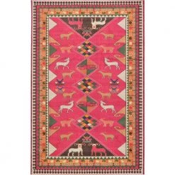 Discount 💯 Sedona Cuyahoga Pink 10' 6 x 16' 5 Area Rug by Unique Loom 🎉