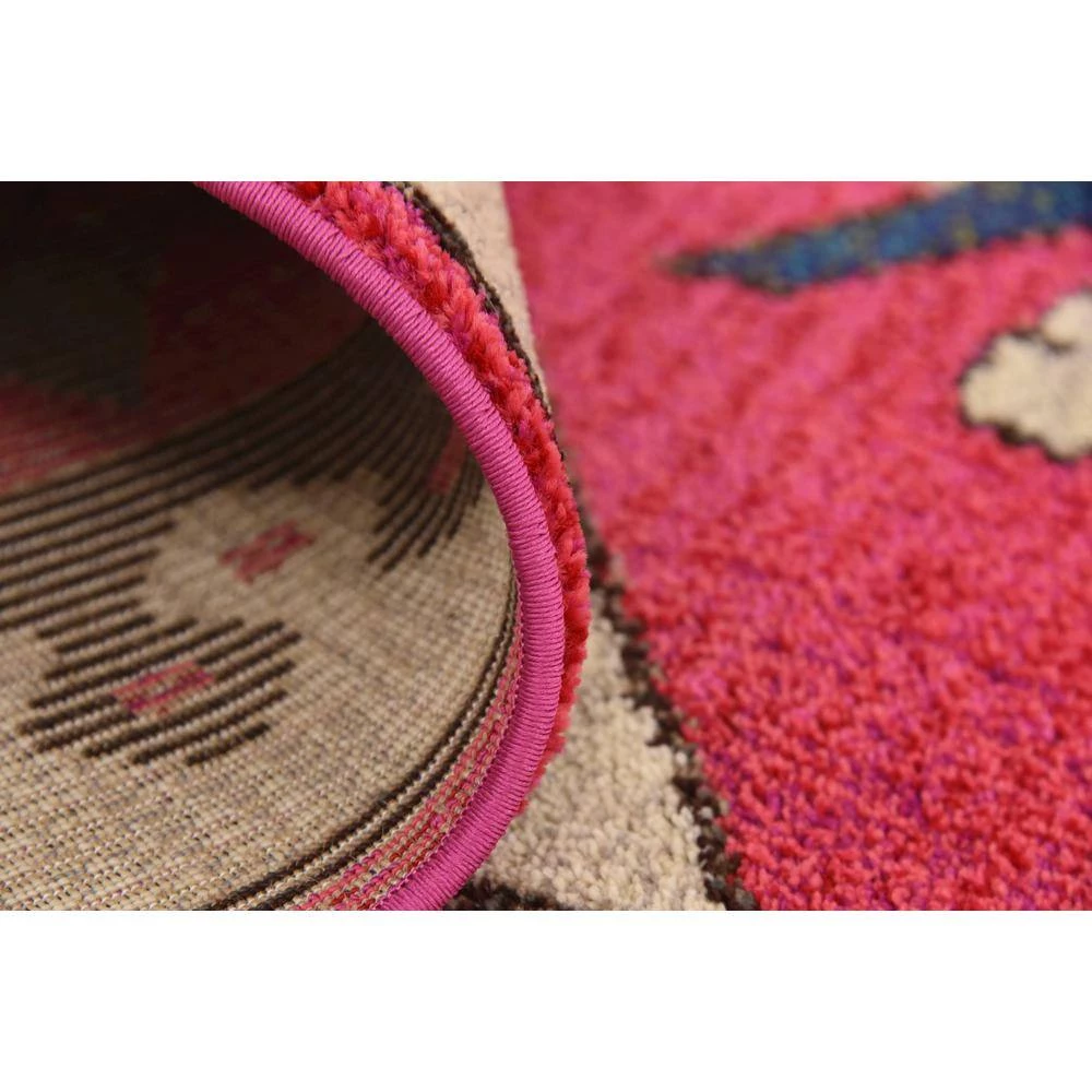 Discount 💯 Sedona Cuyahoga Pink 10' 6 x 16' 5 Area Rug by Unique Loom 🎉 7 Discount 💯 Sedona Cuyahoga Pink 10' 6 x 16' 5 Area Rug by Unique Loom 🎉 - Image 5