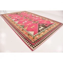 Discount 💯 Sedona Cuyahoga Pink 10' 6 x 16' 5 Area Rug by Unique Loom 🎉 18 Discount 💯 Sedona Cuyahoga Pink 10' 6 x 16' 5 Area Rug by Unique Loom 🎉 -Unique Loom Shop pink unique loom area rugs 3128022 fa 1000