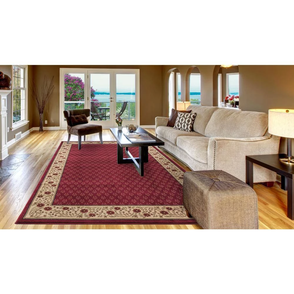 Hot Sale ๐ฅ Jewel Harmony Red 8 ft. x 10 ft. Area Rug by Concord Global Trading ๐ฏ 4 Hot Sale ๐ฅ Jewel Harmony Red 8 ft. x 10 ft. Area Rug by Concord Global Trading ๐ฏ - Image 2