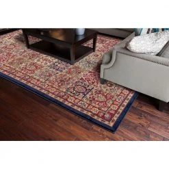 Coupon 🔔 Jewel Panel Red 8 ft. x 10 ft. Area Rug by Concord Global Trading ⭐ 10 Coupon 🔔 Jewel Panel Red 8 ft. x 10 ft. Area Rug by Concord Global Trading ⭐ -Unique Loom Shop red concord global trading area rugs 40807 1f 1000