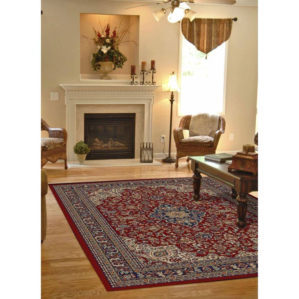 Best Pirce ❤️ Jewel Heriz Red 8 ft. x 10 ft. Area Rug by Concord Global Trading ❤️ 4 Best Pirce ❤️ Jewel Heriz Red 8 ft. x 10 ft. Area Rug by Concord Global Trading ❤️ - Image 2