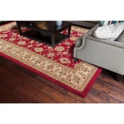 Best deal 👏 Jewel Antep Red 8 ft. x 10 ft. Area Rug by Concord Global Trading 🎁 -Unique Loom Shop red concord global trading area rugs 44407 31 1000
