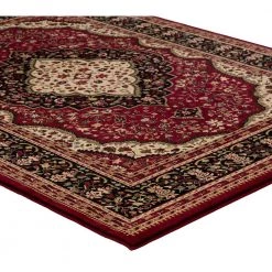 Best Pirce 💯 Ankara Kerman Red Rectangle Indoor 9 ft. 3 in. x 12 ft. 6 in. Area Rug by Concord Global Trading 😉 -Unique Loom Shop red concord global trading area rugs 61408 44 1000
