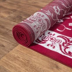 New 🧨 Jefferson Collection Pearl Heriz Red 8 ft. x 10 ft. Medallion Area Rug by Concord Global Trading 😉 -Unique Loom Shop red concord global trading area rugs 69207 66 1000