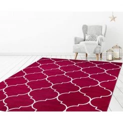 Best Pirce 👍 Jefferson Collection Morocco Trellis Red 8 ft. x 10 ft. Area Rug by Concord Global Trading 👏 20 Best Pirce 👍 Jefferson Collection Morocco Trellis Red 8 ft. x 10 ft. Area Rug by Concord Global Trading 👏 -Unique Loom Shop red concord global trading area rugs 69607 44 1000