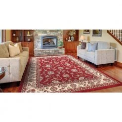 Deals ❤️ Chester Sultan Red 7 ft. x 9 ft. Area Rug by Concord Global Trading 🔥 -Unique Loom Shop red concord global trading area rugs 97506 1f 1000