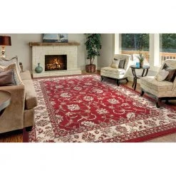 Deals ❤️ Chester Sultan Red 7 ft. x 9 ft. Area Rug by Concord Global Trading 🔥 -Unique Loom Shop red concord global trading area rugs 97506 4f 1000