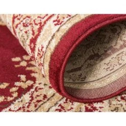 Best Sale ❤️ Versailles Louis Red 10' 6 x 16' 5 Area Rug by Unique Loom 🧨 -Unique Loom Shop red unique loom area rugs 3120373 44 1000