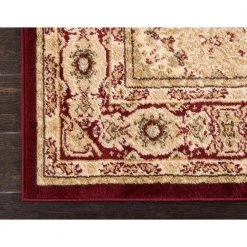 Best Sale ❤️ Versailles Louis Red 10' 6 x 16' 5 Area Rug by Unique Loom 🧨 -Unique Loom Shop red unique loom area rugs 3120373 66 1000