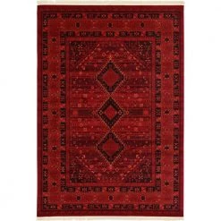 Flash Sale ✨ Tekke Lincoln Red 7' 0 x 10' 0 Area Rug by Unique Loom ❤️