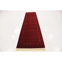 Buy 🔥 Tekke Cleveland Red 2' 7 x 10' 0 Runner Rug by Unique Loom 🤩 -Unique Loom Shop red unique loom area rugs 3126450 a0 1000