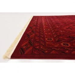 Flash Sale 🔥 Tekke McKinley Red 9' 0 x 12' 0 Area Rug by Unique Loom 🎁 -Unique Loom Shop red unique loom area rugs 3126472 1f 1000