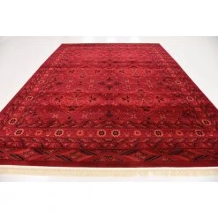 Flash Sale 🔥 Tekke McKinley Red 9' 0 x 12' 0 Area Rug by Unique Loom 🎁 -Unique Loom Shop red unique loom area rugs 3126472 a0 1000