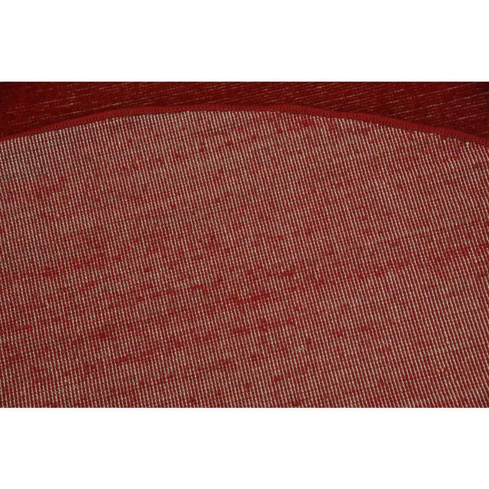 Budget 🎁 Williamsburg Solid Red 8' 0 x 8' 0 Round Rug by Unique Loom 🛒 7 Budget 🎁 Williamsburg Solid Red 8' 0 x 8' 0 Round Rug by Unique Loom 🛒 - Image 5