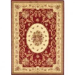 Cheap ๐ Versailles Phillipe Red 8' 0 x 11' 4 Area Rug by Unique Loom ๐