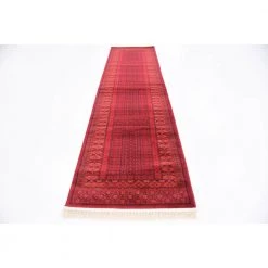 New 💯 Tekke Roosevelt Red 2' 7 x 10' 0 Runner Rug by Unique Loom ✨ -Unique Loom Shop red unique loom area rugs 3130744 a0 1000