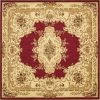 Deals 🔥 Versailles Leon Red 10' 0 x 10' 0 Square Rug by Unique Loom 🎉 -Unique Loom Shop red unique loom area rugs 3132952 64 1000
