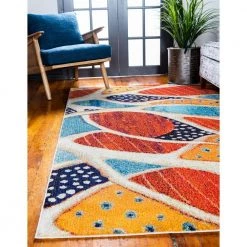 Best Pirce 🧨 Positano Crab Rust Red 9' 0 x 12' 0 Area Rug by Unique Loom ✔️ -Unique Loom Shop rust red unique loom area rugs 3139788 31 1000
