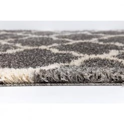 Budget ⌛ Ocean Shag Marrakech Silver 5 ft. x 7 ft. Area Rug by Concord Global Trading ✨ -Unique Loom Shop silver concord global trading area rugs 02465 fa 1000