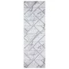 Best reviews of ✔️ BrightonCollection Bellucci Silver 2 ft. x 7 ft. Geometric Runner Rug by Concord Global Trading 🎉 -Unique Loom Shop silver concord global trading area rugs 80762 64 1000