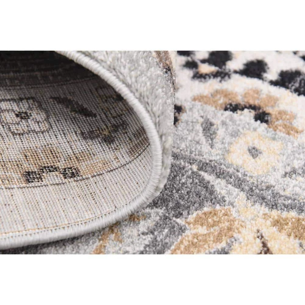 Cheapest โจ Tradition Amaryllis Silver 8' 4 x 8' 4 Square Rug by Unique Loom ๐งจ 7 Cheapest โจ Tradition Amaryllis Silver 8' 4 x 8' 4 Square Rug by Unique Loom ๐งจ - Image 5