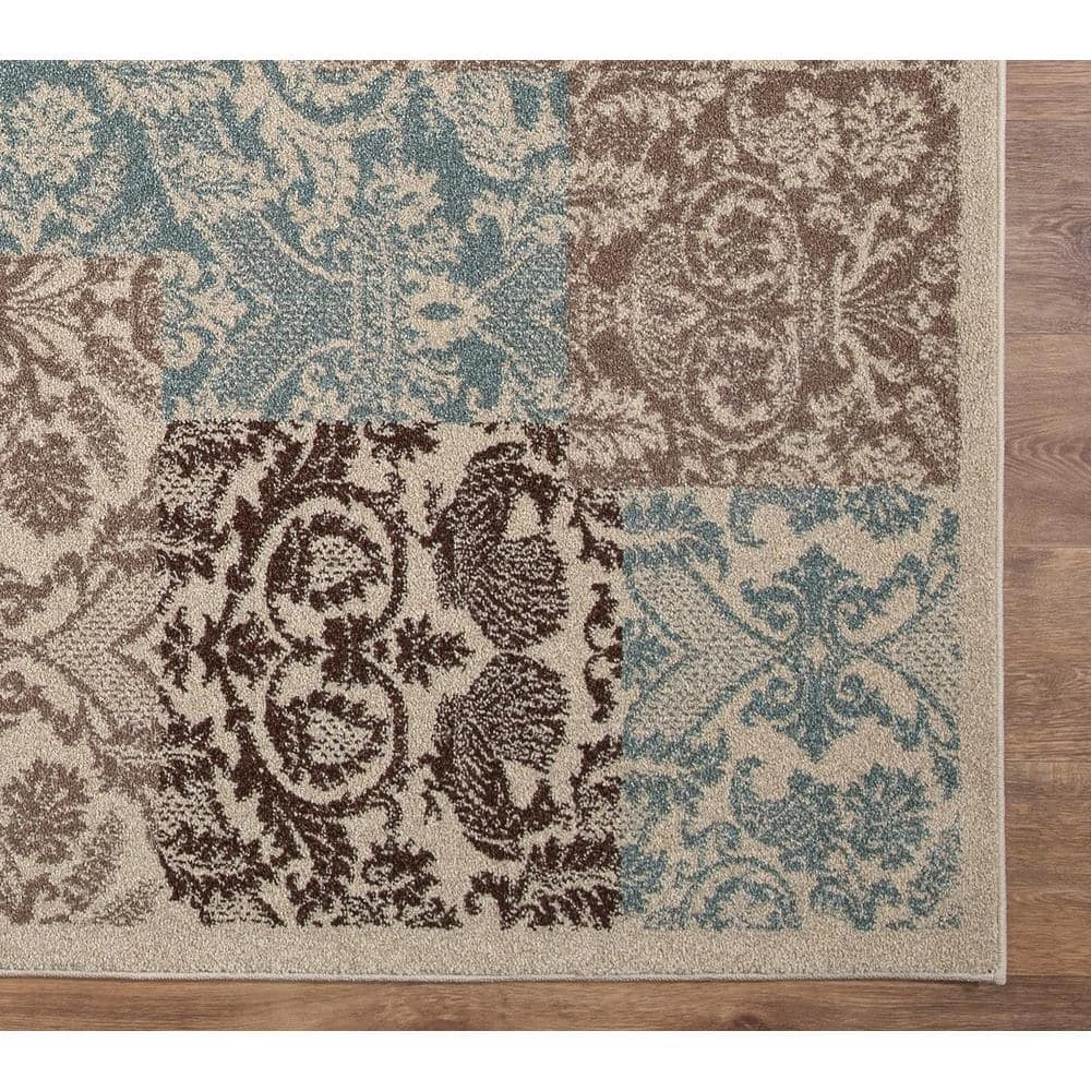 Best Pirce 👏 Chester Patchwork Soft 7 ft. x 9 ft. Area Rug by Concord Global Trading 😍 5 Best Pirce 👏 Chester Patchwork Soft 7 ft. x 9 ft. Area Rug by Concord Global Trading 😍 - Image 3