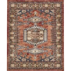 Best Sale ๐คฉ Utopia Larissa Peach 8' 0 x 10' 0 Area Rug by Unique Loom ๐ฅฐ