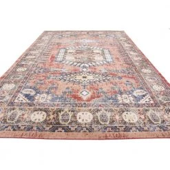 Best Sale 🤩 Utopia Larissa Peach 8' 0 x 10' 0 Area Rug by Unique Loom 🥰 -Unique Loom Shop terracotta unique loom area rugs 3135380 a0 1000