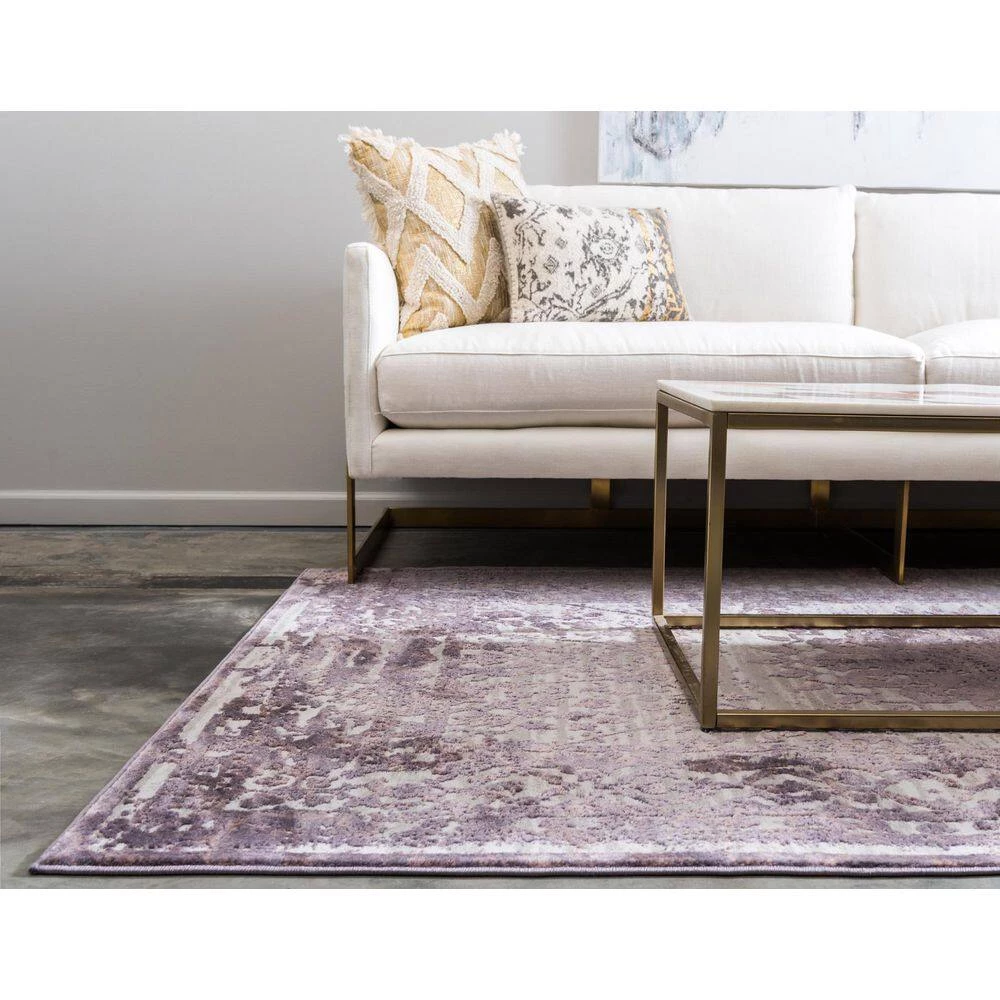 Best reviews of 🥰 Aberdeen Derbyshire Violet 8 ft. x 10 ft. Area Rug by Unique Loom 🔔 7 Best reviews of 🥰 Aberdeen Derbyshire Violet 8 ft. x 10 ft. Area Rug by Unique Loom 🔔 - Image 5