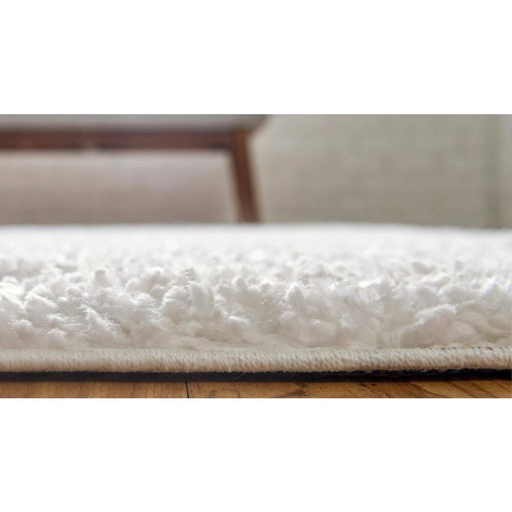 Best Sale ⌛ Davos Shag White 8 ft. x 8 ft. Round Area Rug by Unique Loom ✨ 8 Best Sale ⌛ Davos Shag White 8 ft. x 8 ft. Round Area Rug by Unique Loom ✨ - Image 6