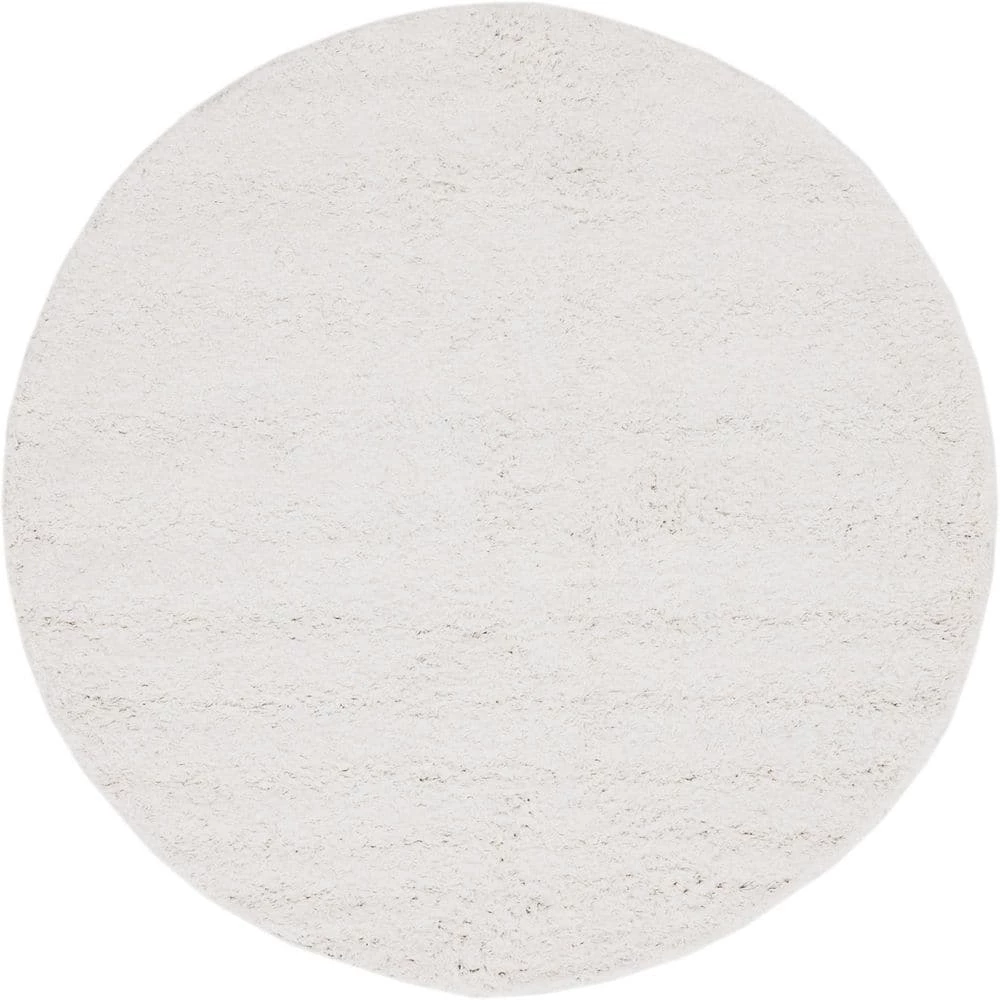 Best Sale ⌛ Davos Shag White 8 ft. x 8 ft. Round Area Rug by Unique Loom ✨ 3 Best Sale ⌛ Davos Shag White 8 ft. x 8 ft. Round Area Rug by Unique Loom ✨